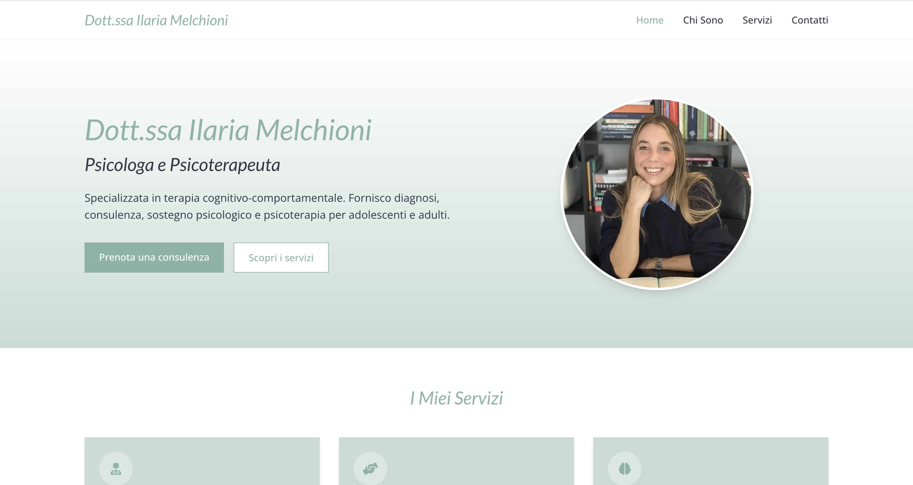 Ilaria Melchioni - Website